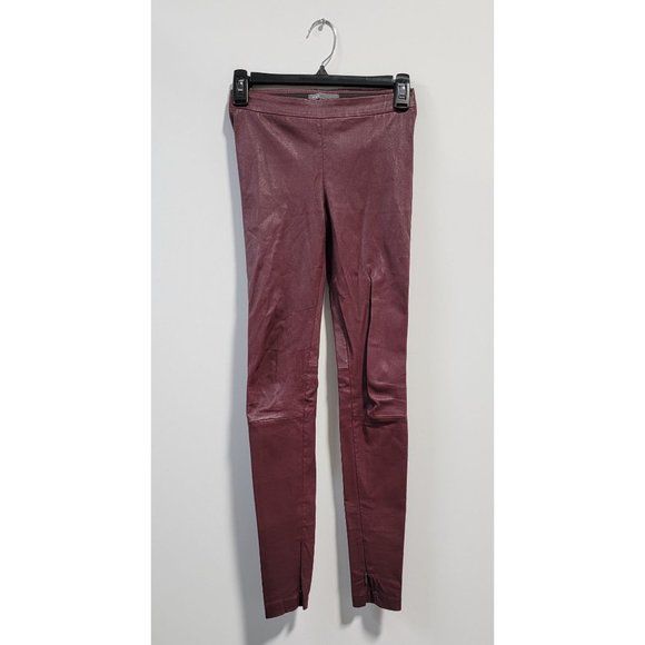Vince Lamb Leather Leggings